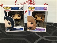 Cher #340 & Mariah Carey #276 Funko Pop Rocks MIB