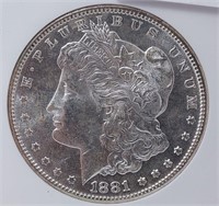 1881-S $1 NGC MS 62