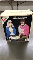 Empire blow mold nativity set (tallest figure