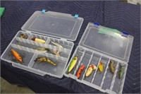 2 Trays of Vintage Fishing Lures
