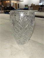 TALL LARGE CRYSTAL VASE