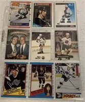 Nine Wayne Gretzky  cards