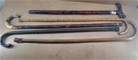 5pc Gentleman Walking Sticks/ Canes Collection