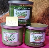 43 - NEW WMC LOT OF 3 CANDLES (N6)