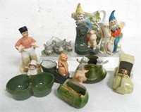 Lot of 10 Figurines Mostly Pigs