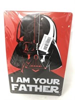 New Darth Vader Metal Sign