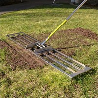 Lawn Leveling Rake  Stainless Steel 48 Inches