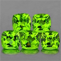 Natural AAA Green Peridot {Flawless-VVS}