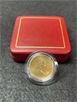 1980 1/2 Oz. Gold Coin By British Royal Mint