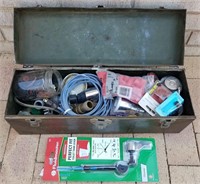 Metal Toolbox w/ Contents