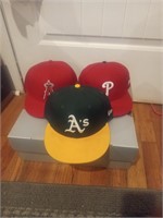 3 sports hats