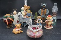 Bear Music Box, Wooden Angel & More