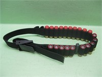 Nylon Belt With 20 Rounds Of Winchester 12 Gauge