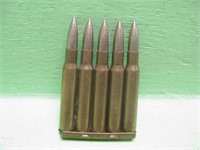 One Strip - 5 Rounds 30-06 Ammunition