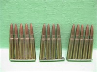 14 Rounds 8MM Mauser on Three Strips