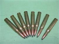 Eight Rounds Black Tip 30-06 Ammunition