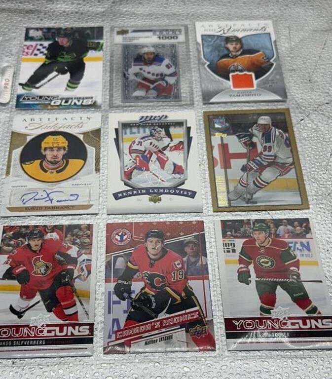 Top NHL cards - some autographed / jersey card