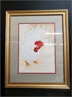 Original Watercolor Painting Chicken-Ann Halloway