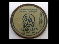 PAPER WEIGHT ADVERTISING FOR 5/A HORSE BLANKETS