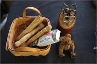 Longaberger basket 1990, Uncle Henry knife and