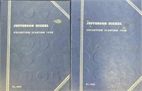 2 QTY 1938 JEFFERSON NICKELS BOOKS