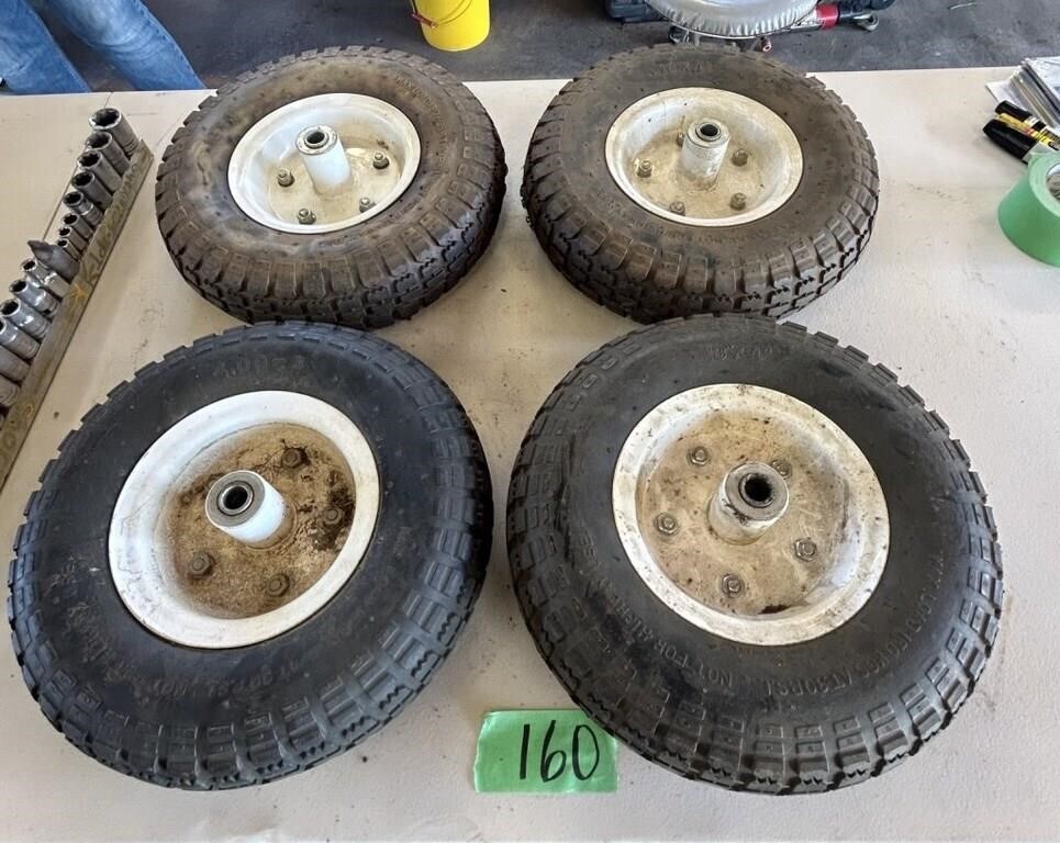 4 - 4.00-6 Tires and Rims