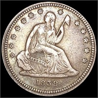 1839 Seated Liberty Quarter LIGHTLY CIRCULATED