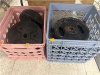Group Lot of Metal & Plastic Weights