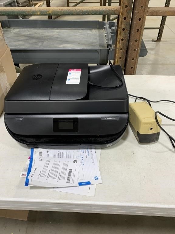 Hp office jet 5255 and pencil sharpener