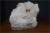 Large Natural White Quartz - Weighing 24 Pounds