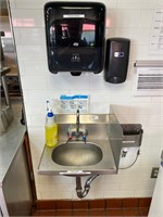 Stainless Steel Hand Sink & Towel / Soap Dispenser