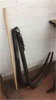 Large cast Iron hay hooks