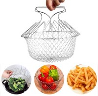 Stainless Steel Multipurpose Foldable Mesh Basket