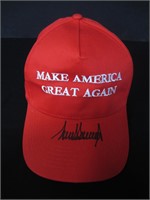 Donald Trump Signed Hat EUA COA
