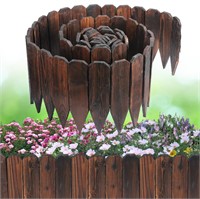 Wood Garden Fence - 13.1ft (L) x 11.8in (H) Pine