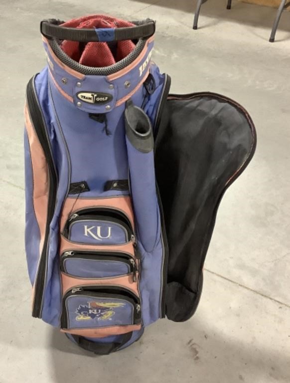 Team Golf KU golf bag - broken zipper