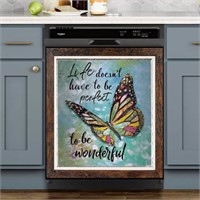 Butterfly Dishwasher Magnet Cover 23x26