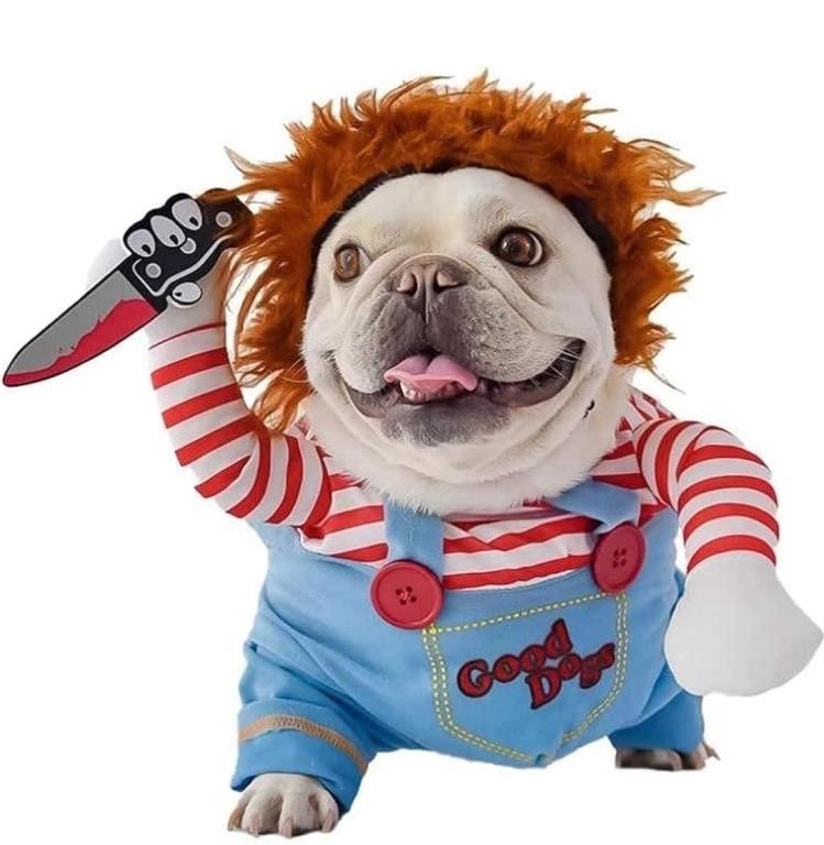 (Size: S) HOMELEX Chucky Dog Costume Funny Pet