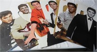 6 lifesize cardboard Elvis cutouts