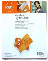 HeatSeal Crystal Clear Prepunched Luggage Tags