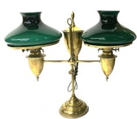 Bradley & Hubbard Duplex Double Partner's Lamp.