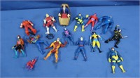 Vintage Metal X-men Figurnes incl Wolverine,