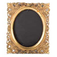 Victorian style carved giltwood frame