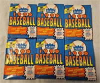 6 Packs of 1990 Fleer Baseball Cards