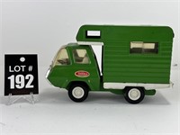 TONKA 1970's Green Pressed Steel Camper Truck