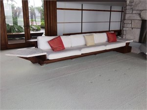 Built in floating couch