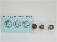 1980 Susan B Anthony $1 Souvenir Set