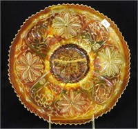 Waterlily 11" ftd chop plate - marigold