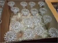 (16) Candle Wick Wine Glasses