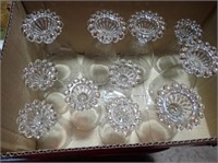 (11) Candle Wick Wine Glasses - Assorted Sizes!